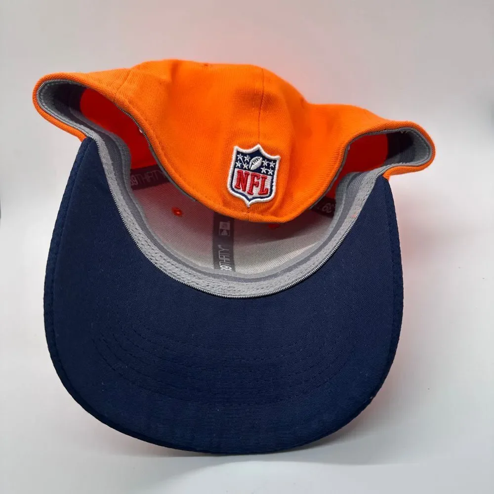 New Era Denver Broncos‎ NFL Official Team Baseball Cap Hat Orange Navy Football